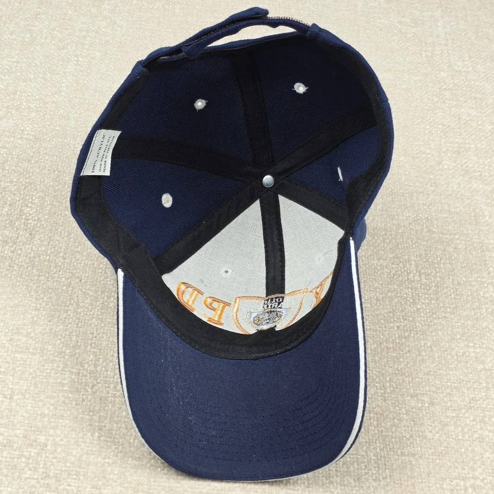 NYPD Police Department Baseball Cap Navy Blue Embroidered Hat‎ Adjustable OSFA